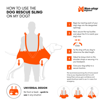Dog rescue sling (2)