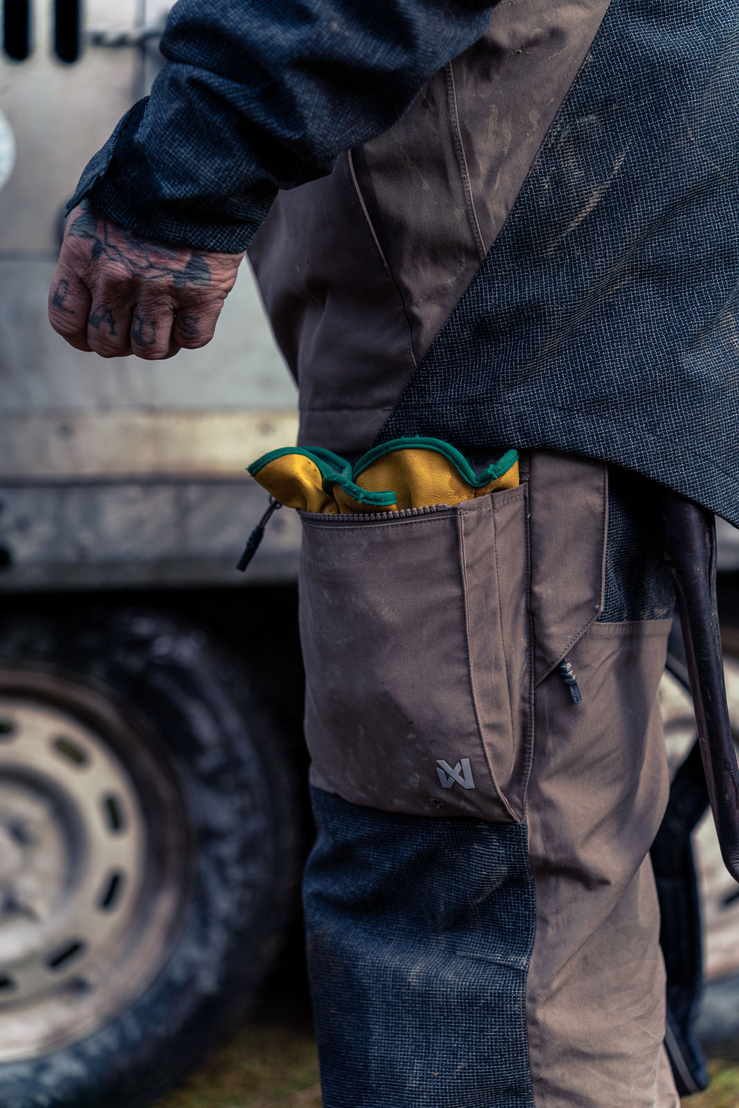 Arctic shell bib pants