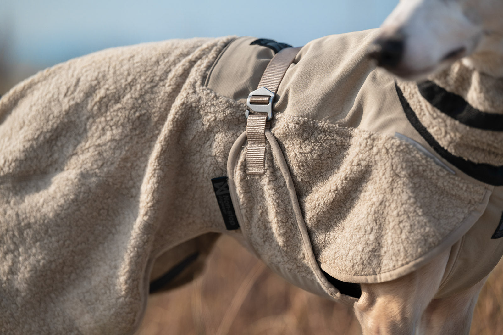 Wool dog jacket