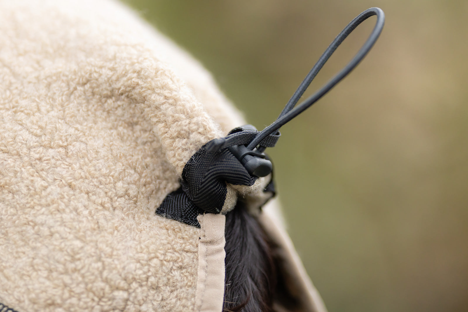 Wool dog jacket